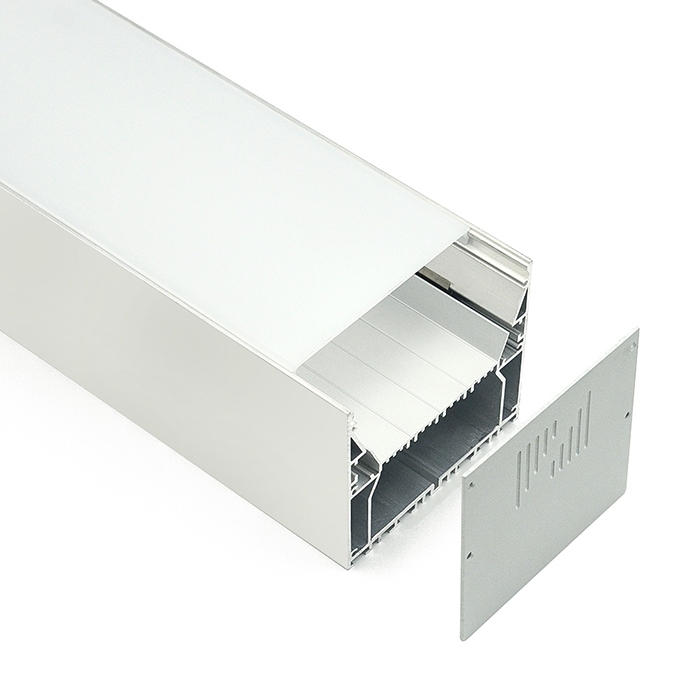 HL-A030 Aluminum Profile - Inner Width 66.1mm(2.60inch) - LED Strip Anodizing Extrusion Channel, For LED Strip Lights
